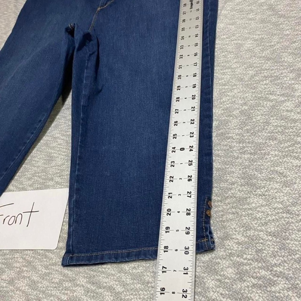 Gloria Vanderbilt Amanda Jeans capri blue denim jeans women 16W. SKU-B959